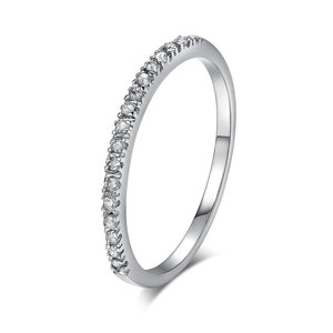 Bagues de fiançailles tendance en cuivre, micro-pavé de cristaux CZ, incrustation de cristaux, forme géométrique de diamant taillé, style religieux - Product Image 3