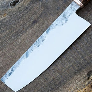 Cuchillo de Chef Burraq Personalizado Hecho a Mano de Acero Inoxidable, Cuchillo Multifuncional con Funda de Madera, OEM/ODM Disponible, Grado Industrial DIY - Product Image 3