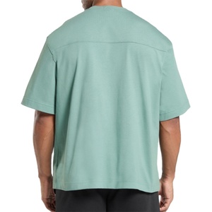 T-Shirt en coton à manches courtes d'été décontracté pour hommes 100% Tricot Coton Sérigraphie Long Caractère Motif Blanc 2026 - Product Image 5