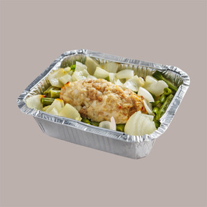 100 pièces en aluminium R29L plateau de service conteneur 4 portions 225x175H35 pour la restauration et le service alimentaire marque CONTITAL - Product Image 4