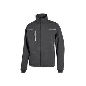 U-POWER Pluton Asphalt Grey Veste en tissu U-4 Vêtements de sécurité - Product Image 1