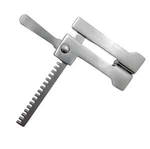 Retractor de costillas FINOCHIETTO manual más vendido OEM, Retractor torácico de acero inoxidable de alta calidad, dos juegos de cuchillas, certificado CE - Product Image 4