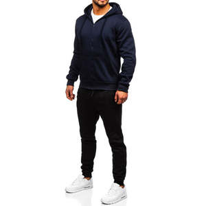 Conjunto Deportivo Casual de Invierno para Hombre, Felpa 100% Algodón, Secado Rápido, Diseño Personalizado OEM, Conjuntos Deportivos al por Mayor - Product Image 4