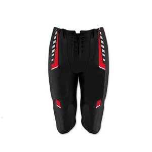 Uniforme de football américain personnalisé de haute qualité pour adultes, taille plus, imprimé, léger, respirant, 100% polyester, court - Product Image 2