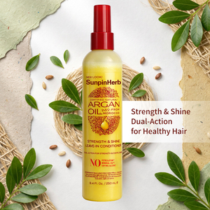 Après-shampoing sans rinçage fortifiant à l'huile d'argan Creme of Nature pour cheveux naturels, hydratation et contrôle de la brillance - Product Image 5