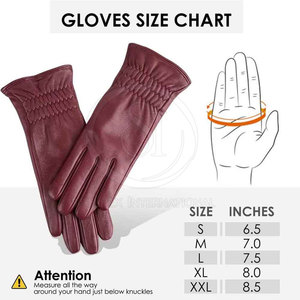 Lightweight <b>Touch</b> <b>Screen</b> Winter Outdoor Fashion Leather <b>Gloves</b> with Customized Logo & Color High Quality Best Selling - Product Image 5