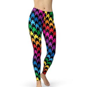 Vente en gros de leggings en coton de haute qualité faits sur mesure pour femmes, doux et confortables, extensibles, pour usage quotidien - Product Image 1
