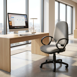 Contemporary Modern Ergonomic Office Chair Hell Design Adjustable Headrest Executive Leather Chair Iron Steel for Comfort - Product Image 2
