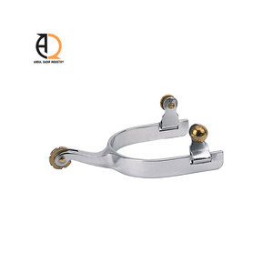 Éperons en acier inoxydable personnalisables de haute qualité pour selle anglaise, bottes de cowboy, cuir, équitation - Product Image 5