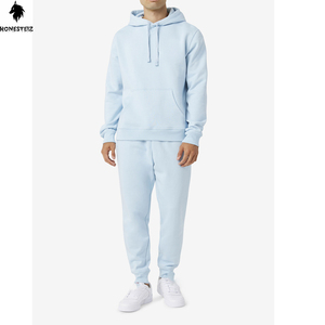 เสื้อฮู้ดแบบสวมหัวของผู้ชายผ้าเทอร์รี่ผ้าฝ้ายโพลีเอสเตอร์น้ำหนักเบาแบบลำลองผ้า100% น้ำหนักเบาลายพื้นออกแบบได้ตามต้องการสำหรับฤดูหนาว - Product Image 3