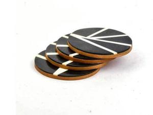 Meilleur prix Nouveau design Tasse à thé Sous-verres multifonctionnels Résine époxy et bois Tapis de thé Vaisselle Dessous de verre - Product Image 5