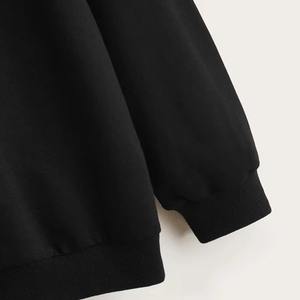 Sweat-shirt à col ras du cou en coton de haute qualité, poids lourd, logo personnalisé, vente en gros d'usine, molleton unisexe - Product Image 6