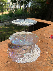 Juego de Soportes para Pastel de Resina Modernos, Perfectos para Panadería y Decoración del Hogar - Product Image 3