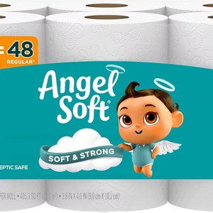 กระดาษชำระแองเจิลซอฟท์ 12 ม้วนใหญ่ = 48 ม้วนปกติ กระดาษชำระเนื้อนุ่มและแข็งแรง - Product Image 5