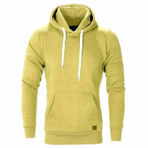 Sudaderas con capucha sólidas para hombre de alta calidad hechas en Pakistán, cómodas bases mezcladas de algodón, top de invierno teñido liso, gran oferta - Product Image 2