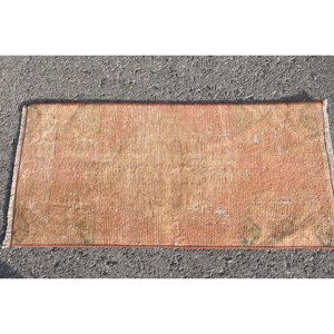 Alfombra turca Vintage 13 'X 29 'Patrón de pasillo rectangular clásico en respaldo de látex de lana naranja Área grande 4m de ancho para decoración de habitación - Product Image 4