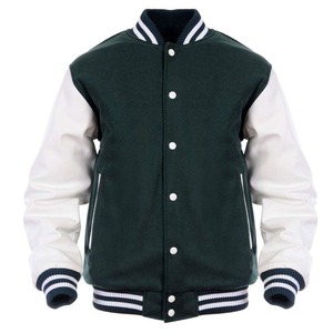 Chaquetas universitarias de talla grande para hombre, venta al por mayor, chaquetas universitarias en blanco con logotipo personalizado, chaqueta universitaria lisa con letras para hombre 2025 - Product Image 4