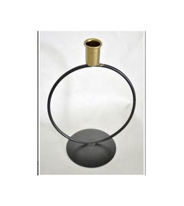 Nouveau bougeoir en laiton de haute qualité en forme d'anneau disponible en grossiste de fabricant de dimensions et de couleurs personnalisées - Product Image 1