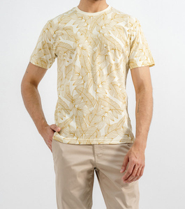 T-shirt brodé à manches courtes de marque à la mode à sublimation de conception de col rond pour hommes - Product Image 2