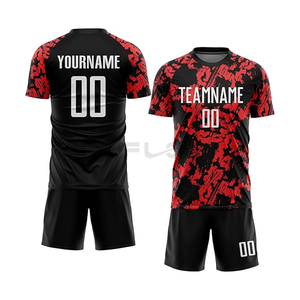 Kit de fútbol americano, superventas, 100%, tela de poliéster, camiseta de fútbol, transpirable, secado rápido, ajuste, sublimación personalizada, Impresión de logotipo - Product Image 3
