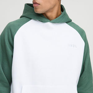 Sweat à capuche court personnalisé pour hommes coupe normale pull hiver logo personnalisé 100% sweats à capuche en molleton de coton - Product Image 5