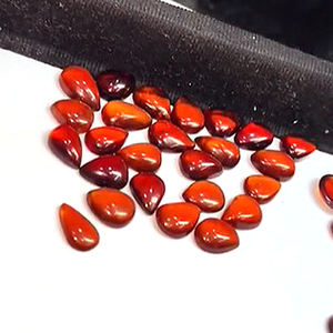 พลอยโกเมนเฮสโซไนต์โกเมน6-11มม. 1570ทรงกลมทรงกลมทรงกลมพลอยเทียมเทียมเทียมจากธรรมชาติจำนวน580ชิ้น - Product Image 3