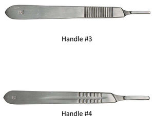 QNQ profesional Dental de acero inoxidable mango de bisturí quirúrgico Micro cuchillas fuente de alimentación Manual equipo médico CE ISO - Product Image 4