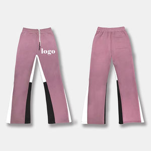 Pantalones de chándal acampanados bootcut para hombre, pantalones de chándal holgados, informales, holgados, acampanados, novedad - Product Image 6