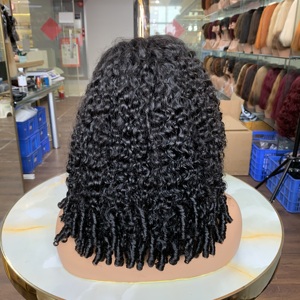 Peluca de Cabello Humano con Encaje Frontal 5x5 de 16 Pulgadas, Rizado Estilo Rosa Birmana, Cabello Súper Doble, Rizos Realistas de Alta Calidad - Product Image 1