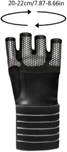Conception personnalisée Respirant Haltérophilie Poignet Soutien Gym Microfibre Léger Entraînement Gants D'haltérophilie - Product Image 3
