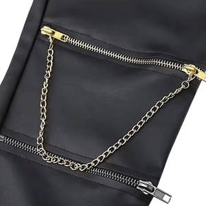 กางเกงหนังลำลองระบายอากาศได้ดีสำหรับผู้ชาย เอวกลาง กันน้ำ กันลม เหมาะสำหรับการฝึกซ้อม สวมใส่สบาย ขายดี ราคาสมเหตุสมผล - Product Image 4