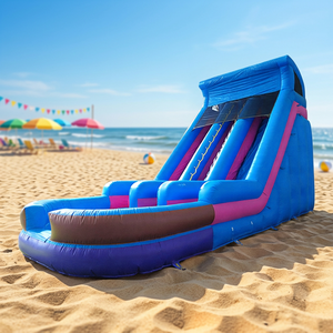 Tobogán Inflable Doble de PVC para Niños, de Gran Tamaño, para Uso en Exteriores, Fabricado en Tennessee, Modelo Wiwq - Product Image 2