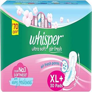 Whisper-almohadillas ultradelgadas con alas para mujer, protección fiable y absorción de fugas de humedad femenina - Product Image 5