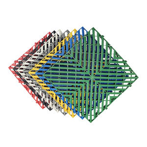 Dalles de <span class=keywords><strong>garage</strong></span> intérieures antidérapantes en plastique à emboîtement <span class=keywords><strong>pour</strong></span> drainage de lavage de voitures 50*50cm, auto-nettoyantes, vente en gros usine, offre spéciale - Product Image 3