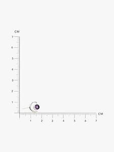 Plata de Ley 925 sólida, amatista Natural, cabujón, piedra preciosa, anillo hecho a mano, joyería de plata de ley 925, anillo estampado, joyería - Product Image 3