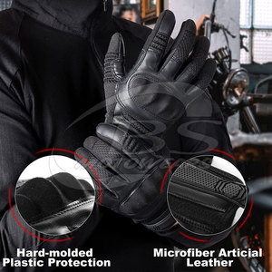 Vente en gros de gants de moto de conception personnalisée, en cuir fait de gants de course de moto durables - Product Image 2