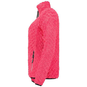 Chaqueta de Lana Sherpa con Cierre, Ropa de Calle para Exteriores, Fabricante de Ropa de Moda, Chaqueta de Forro Polar Sherpa con Estampado Personalizado para Mujer - Product Image 6