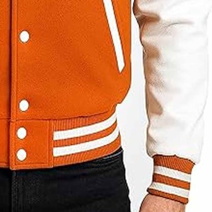 Chaquetas Varsity de Béisbol Vintage con Bordado de Moda y Logotipo Personalizado al por Mayor, Chaquetas para Hombre, Cargadas por Dress Sports - Product Image 3