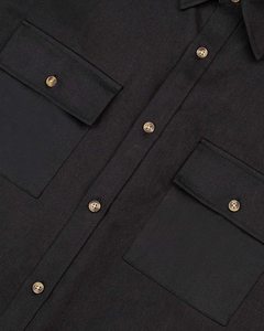 Camisas de traje informales para hombre personalizadas al por mayor camisas de vestir blancas transpirables de secado rápido con tela de algodón de franela - Product Image 4