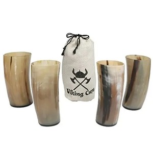 Taza de cuerno auténtica para cerveza, café y cerveza, perfecta para bar rústico, hogar, cocina y exhibición de decoración tradicional - Product Image 5