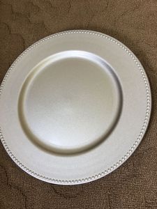 Plato de Presentación Ecológico de Acero Inoxidable con Acabado Plateado, Artesanía de Lujo para Eventos de Boda, Presentaciones Elegantes de Comida - Product Image 3