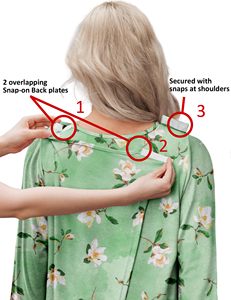 Robes de patient unisexes imprimées 100% polyester Robes d'hôpital Prix de gros Qualité d'exportation Robe de patient en tissu tissé pleine longueur - Product Image 2