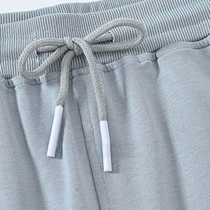 Short d'entraînement de gymnastique de style de rue pour hommes séchage rapide short de fitness de couleur unie fermeture à la taille élastique personnalisée pour les soldes d'été - Product Image 3