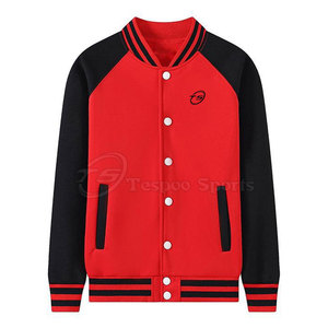 Blouson universitaire homme de haute qualité en coton/laine respirant, personnalisable, service OEM, style streetwear hiver, prix imbattable, CASUAL - Product Image 1