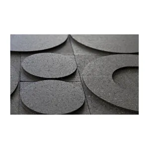 Cuentas de piedra de lava negra Natural de calidad superior, piedra preciosa de basalto en forma de bloque para fabricación de joyas, precio al por mayor de fábrica - Product Image 1