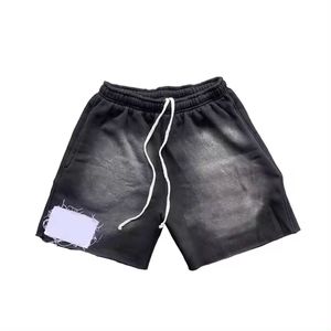 กางเกงขาสั้นผู้ชายวินเทจผ้าคอตตอนเฮฟวีเวตลำลองกันแดดซีดจาง - Product Image 2