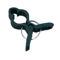 Clip de jardinage en plastique et fil métallique vert de petite taille 4,0 cm de long x 3,5 cm de large RAPITECH GT047