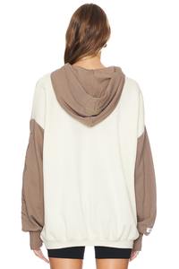 Sudadera con Capucha Larga y Cómoda para Mujer, 100% Algodón, con Estampado HD de Letras en la Parte Delantera, Sudadera de Moda para Invierno, Chaqueta con Logotipo de Marca Estampado - Product Image 3