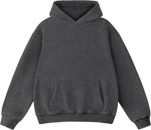 เสื้อฮู้ดผู้ชายทรงหลวมมีฮู้ดโอเวอร์ไซส์สไตล์วินเทจ - Product Image 1