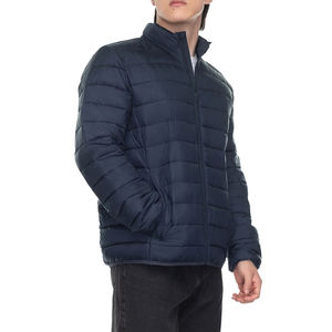 Veste matelassée surdimensionnée pour homme, veste d'hiver en duvet, coupe-vent personnalisé, veste matelassée en duvet solide pour homme, OEM Designer - Product Image 4